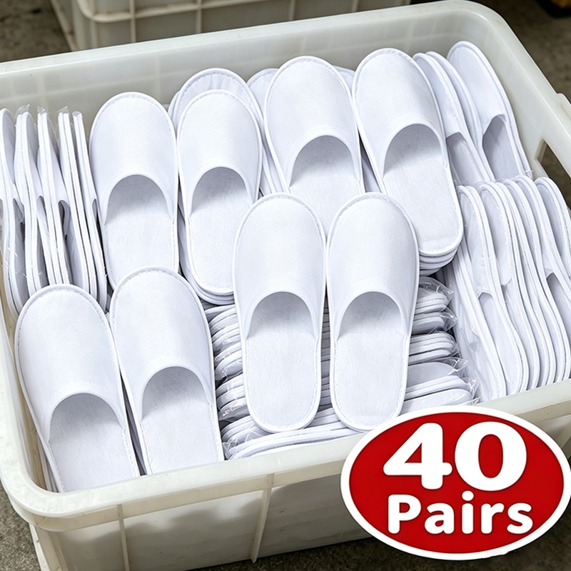 Spa & Wellness Hotel Diament Ustroń Zdjęcia - 40pairs 2026 White Hotel Slipper Unisex