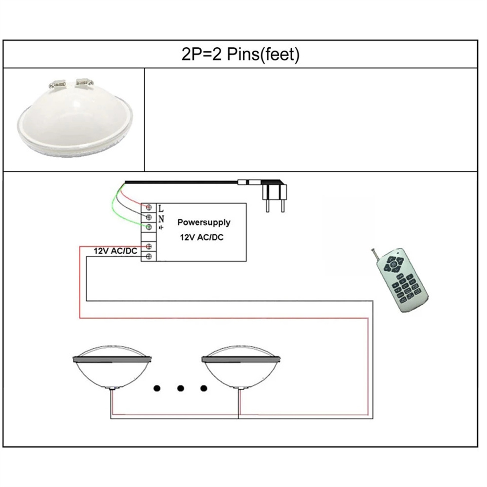 9W 12W RGB LED Underwater Ligh - Xy Spa & Wellness George Town recension och pris