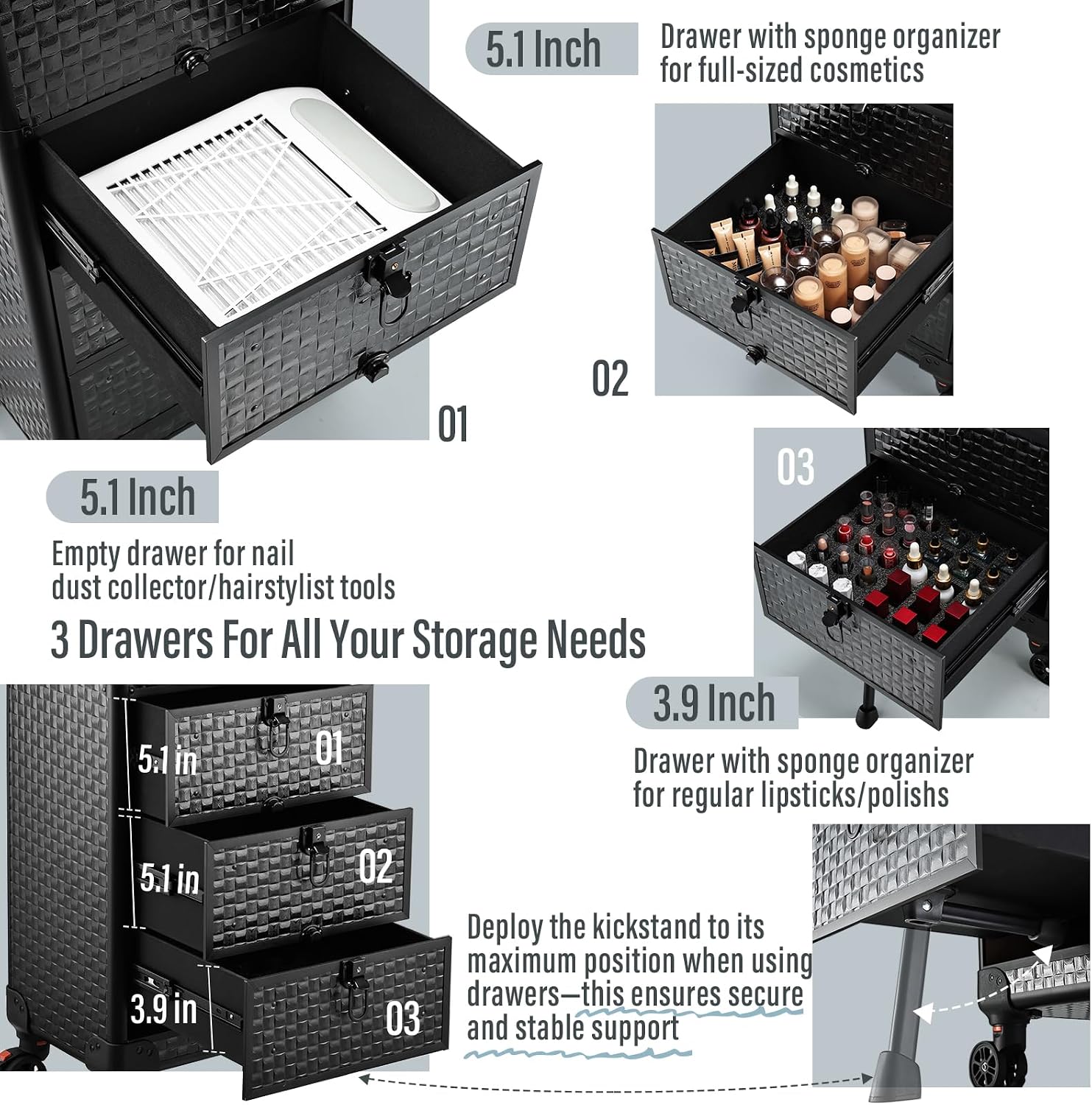 Rolling Salon Cart with 3 Draw - Spa & Wellness Hotel Diament Ustroń Zdjęcia recension och pris