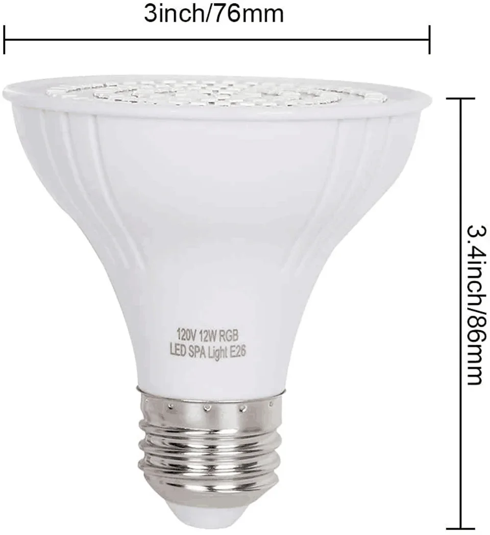 12W SPA Lamp LED Swimming Pool - Xy Spa & Wellness George Town recension och pris