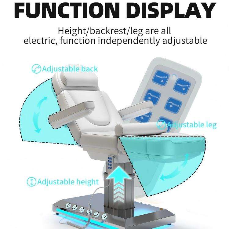 Electric Spa Massage Table Wit - Spa Wellness Beauty recension och pris