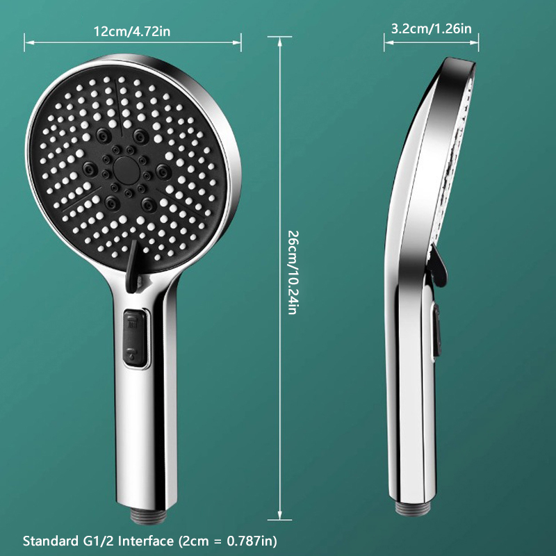 High Pressure Shower Head 13CM - Spa & Wellness Hotel Diament Ustroń Zdjęcia recension och pris