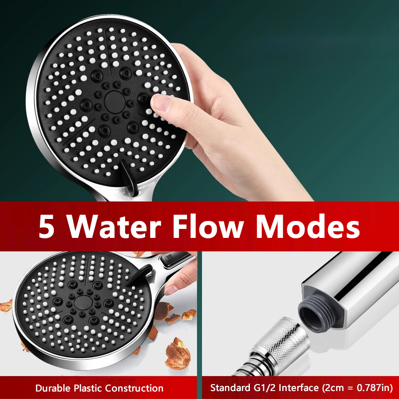 High Pressure Shower Head 13CM - Spa & Wellness Hotel Diament Ustroń Zdjęcia recension och pris
