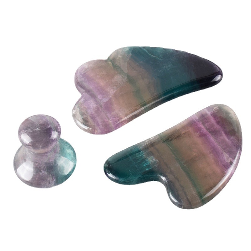 Natural Jade Massager Fluorite - Spa Wellness Beauty recension och pris