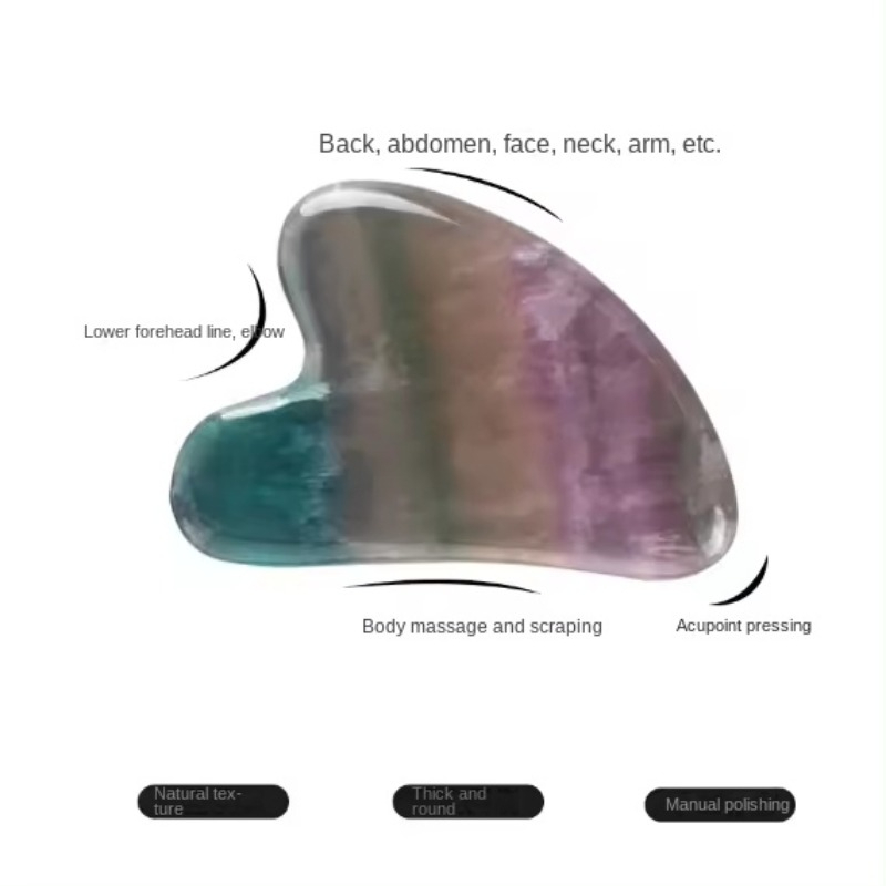 Natural Jade Massager Fluorite - Spa Wellness Beauty recension och pris
