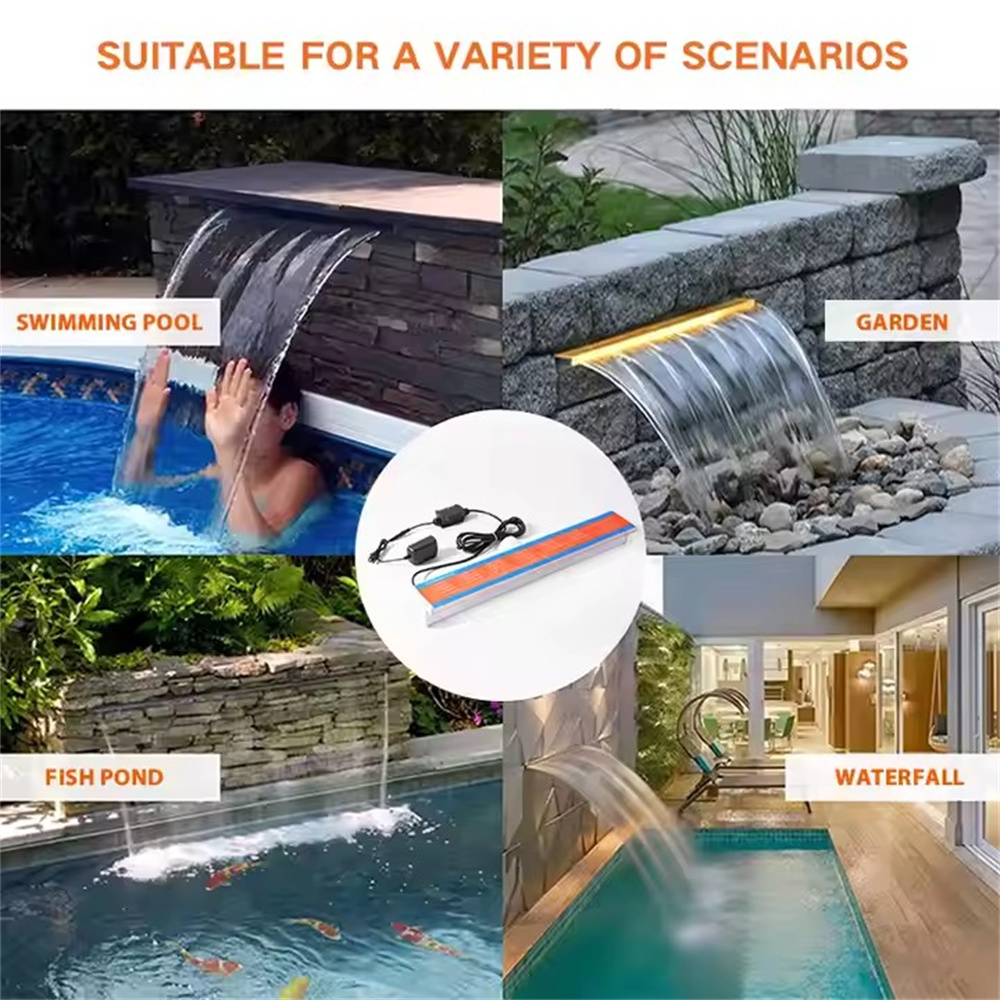 600MM DC12V Underwater Waterfa - Xy Spa & Wellness George Town recension och pris